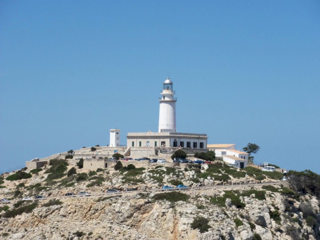 Maják, Cap de Formentor, Mallorca, Baleárské ostrovy, Španělsko