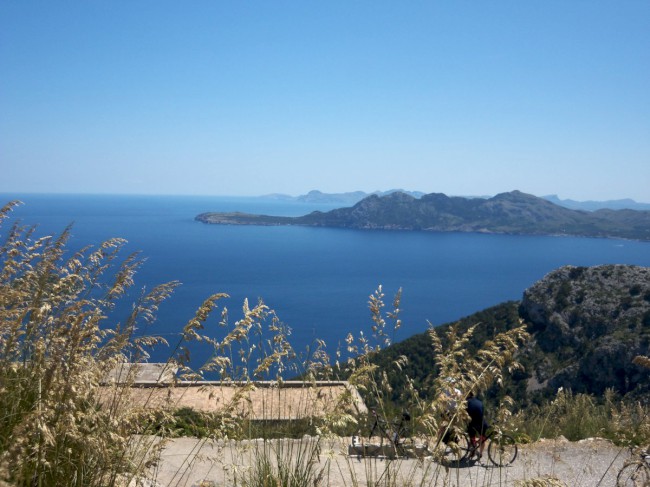 Strážní věž Talaia d'Albercuix, Cap de Formentor, Port Pollenca, Mallorca, Baleárské ostrovy, Španělsko