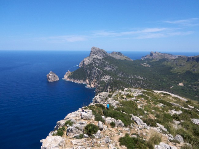 Strážní věž Talaia d'Albercuix, Cap de Formentor, Port Pollenca, Mallorca, Baleárské ostrovy, Španělsko