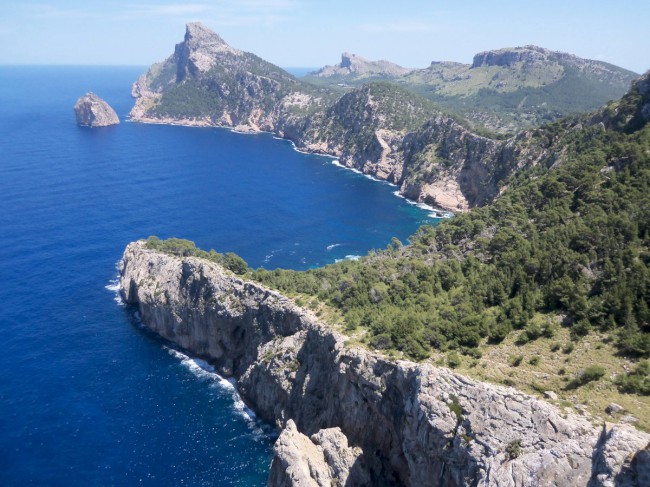 Vyhlídka Mirador de Sa Creueta, Cap de Formentor, Port Pollenca, Mallorca, Baleárské ostrovy, Španělsko