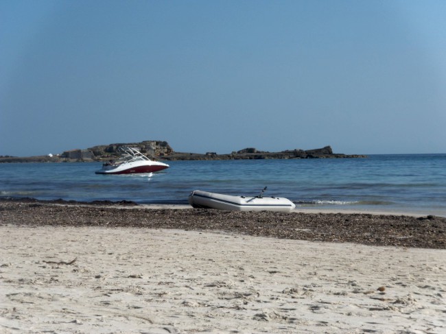 Pláž Platja des Cargol, Cal Salines, jižní pobřeží, Mallorca, Baleárské ostrovy, Španělsko
