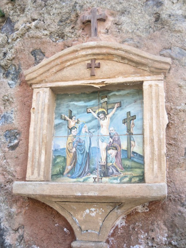 Město Deiá, pohoří Serra de Tramuntana, Mallorca, Baleárské ostrovy, Španělsko