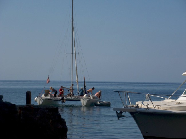 Přístav a pláž Deiá, pohoří Serra de Tramuntana, Mallorca, Baleárské ostrovy, Španělsko