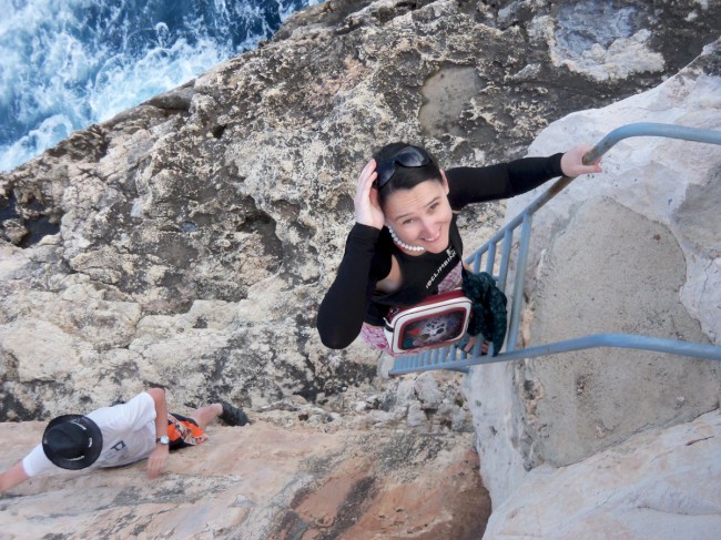 Přístav Porto Petro, maják, pobřeží Středozemního moře, Mallorca, Baleárské ostrovy, Španělsko
