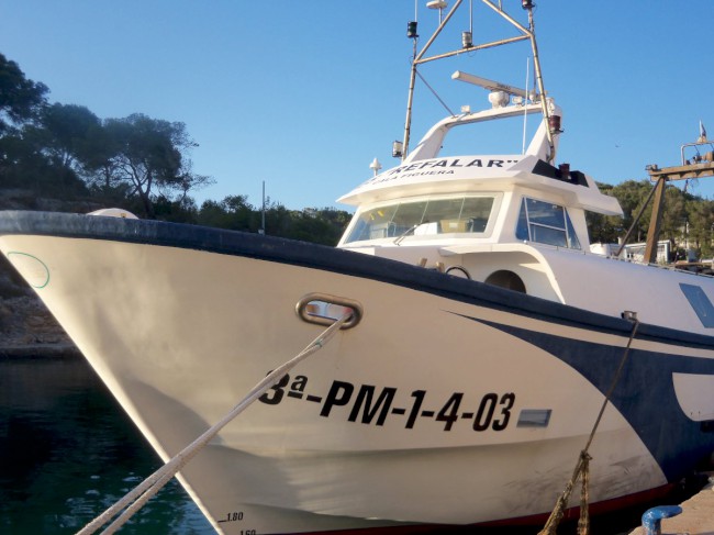 Přístav, město Cala Figuera, Santanyí, Mallorca, Baleárské ostrovy, Španělsko
