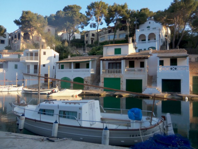 Přístav, město Cala Figuera, Santanyí, Mallorca, Baleárské ostrovy, Španělsko