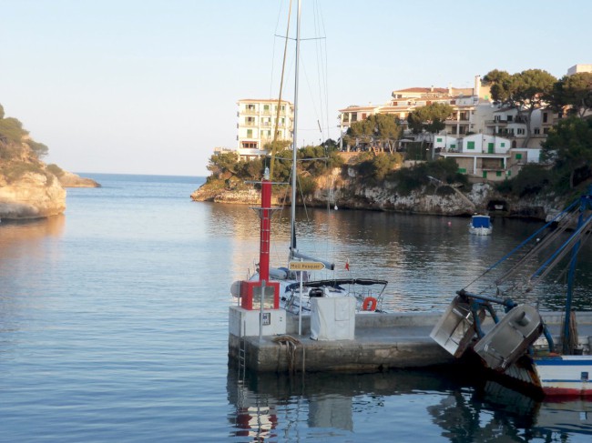Přístav, město Cala Figuera, Santanyí, Mallorca, Baleárské ostrovy, Španělsko