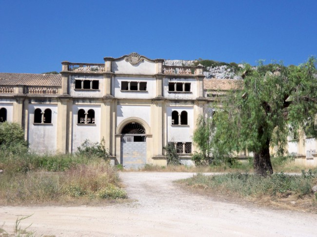 Stará továrna na zpracování vína: Es Sindicat, město Felanitx, Mallorca, Baleárské ostrovy, Španělsko