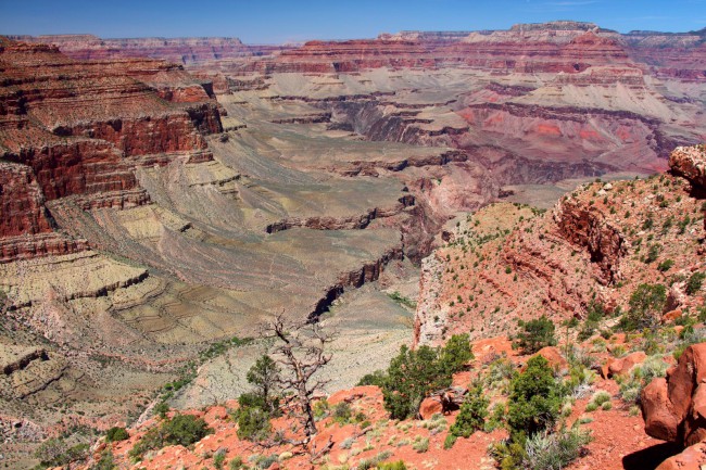 Skeleton point, South Kaibab Trail, Grand Canyon, Arizona, USA