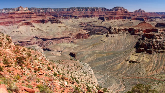 Skeleton point, South Kaibab Trail, Grand Canyon, Arizona, USA