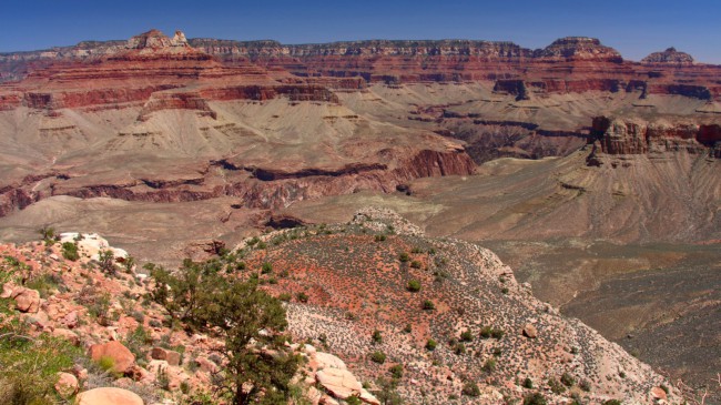 Skeleton point, South Kaibab Trail, Grand Canyon, Arizona, USA