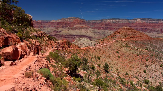 Skeleton point, South Kaibab Trail, Grand Canyon, Arizona, USA