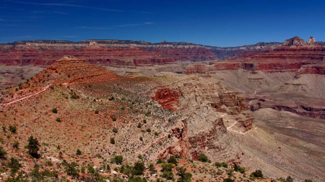 Skeleton point, South Kaibab Trail, Grand Canyon, Arizona, USA