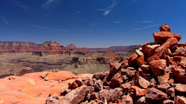 Skeleton point, South Kaibab Trail, Grand Canyon, Arizona, USA