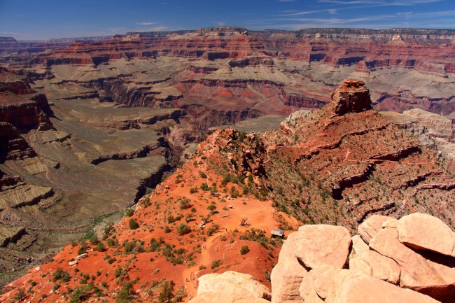Skeleton point, South Kaibab Trail, Grand Canyon, Arizona, USA