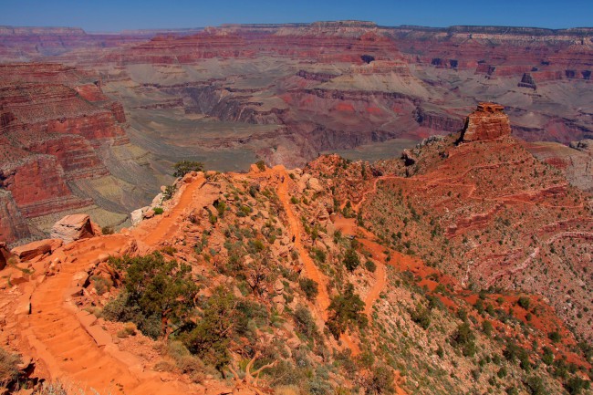 South Kaibab Trailhead, Ooh Aah point, Grand Canyon, Arizona, USA