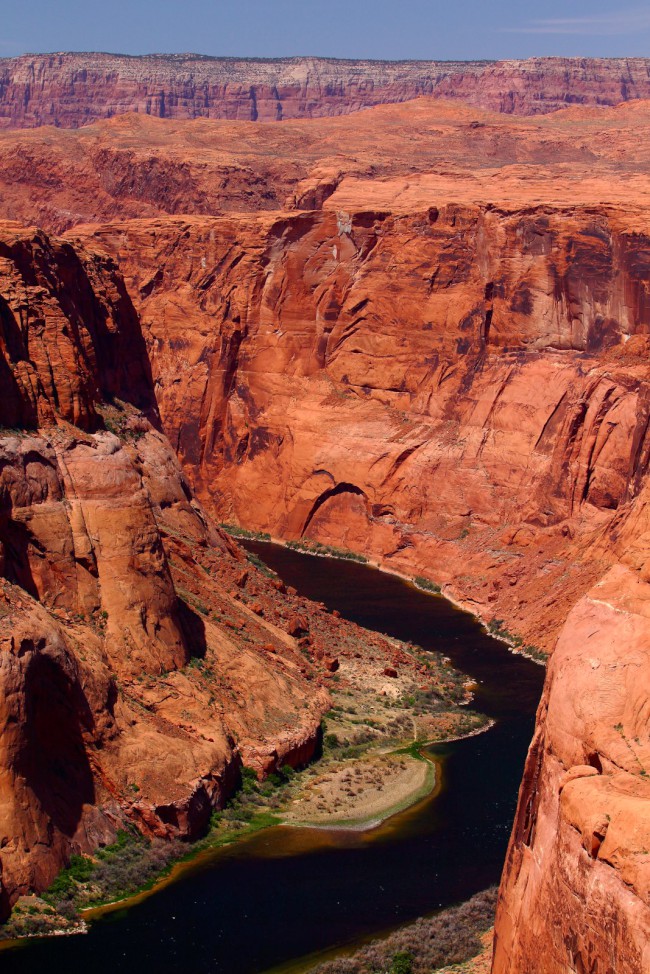 Horseshoe Bend vyhlídka na řece Colorado, Arizona, USA