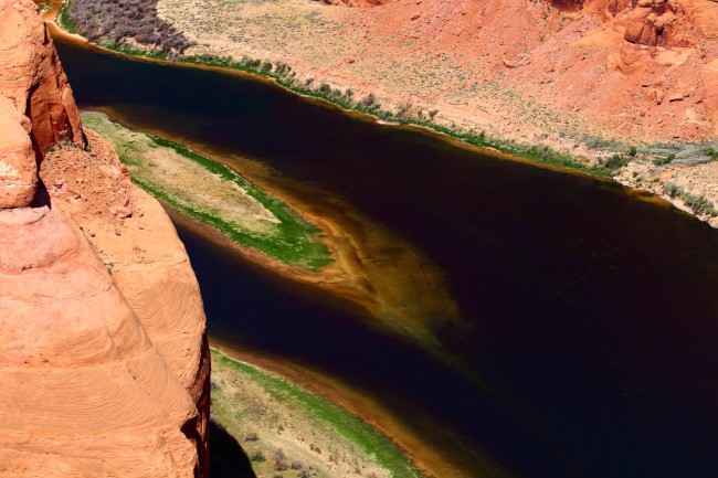 Horseshoe Bend vyhlídka na řece Colorado, Arizona, USA