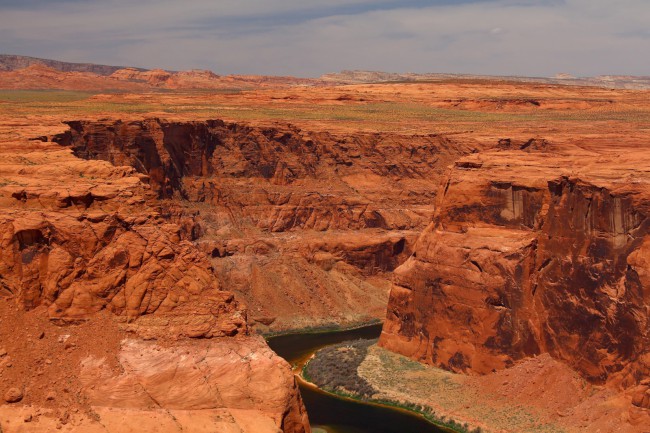 Horseshoe Bend vyhlídka na řece Colorado, Arizona, USA