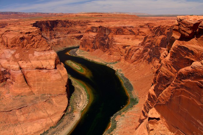 Horseshoe Bend vyhlídka na řece Colorado, Arizona, USA