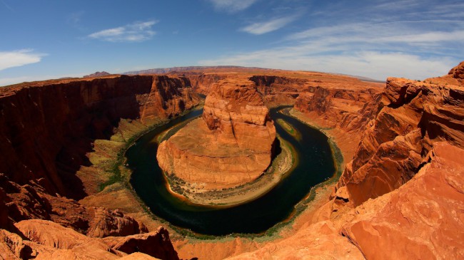Horseshoe Bend vyhlídka na řece Colorado, Arizona, USA
