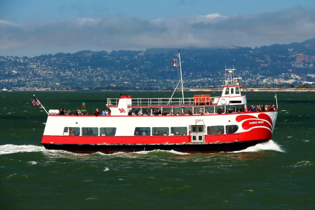 Trajekt na Alcatraz, Ostrov pelikánů, San Francisco, Kalifornie, USA