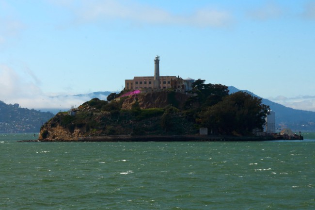 Vězení na ostrově Alcatraz, San Francisco, Kalifornie, USA