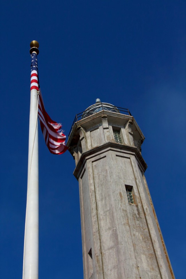 Vězení na ostrově Alcatraz, San Francisco, Kalifornie, USA