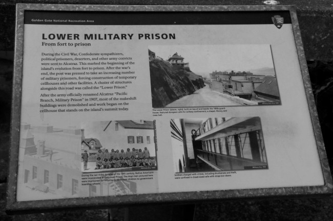 Vězení na ostrově Alcatraz, San Francisco, Kalifornie, USA