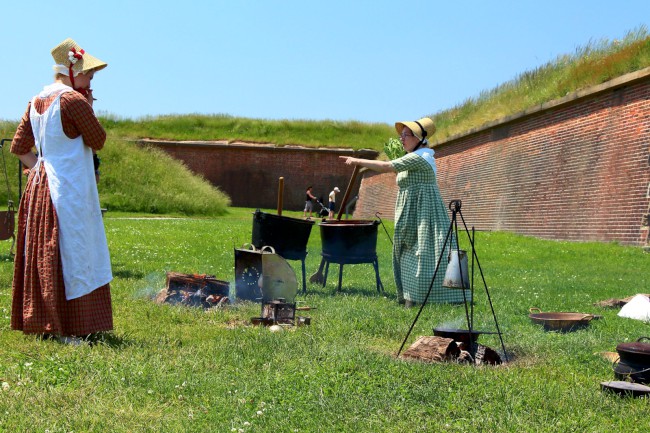Pevnost McHenry, Národní památka, Baltimore, Maryland, USA