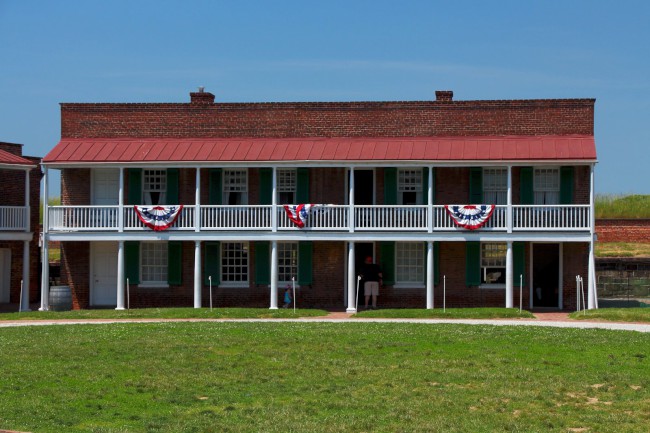 Pevnost McHenry, Národní památka, Baltimore, Maryland, USA