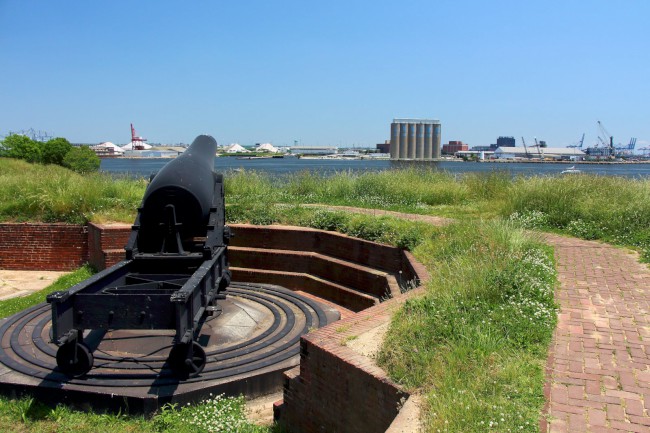 Pevnost McHenry, Národní památka, Baltimore, Maryland, USA