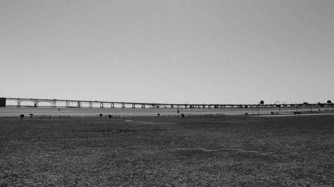 Most Chesapeake, Sandy Point státní park, Maryland, Spojené státy americké (USA)