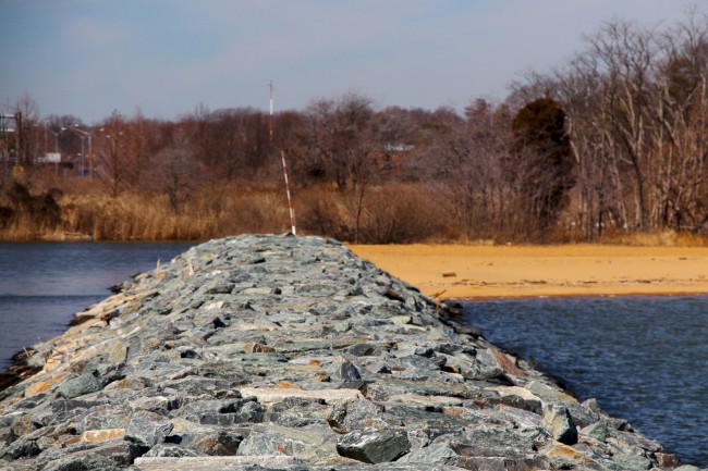 Most Chesapeake, Sandy Point státní park, Maryland, Spojené státy americké (USA)