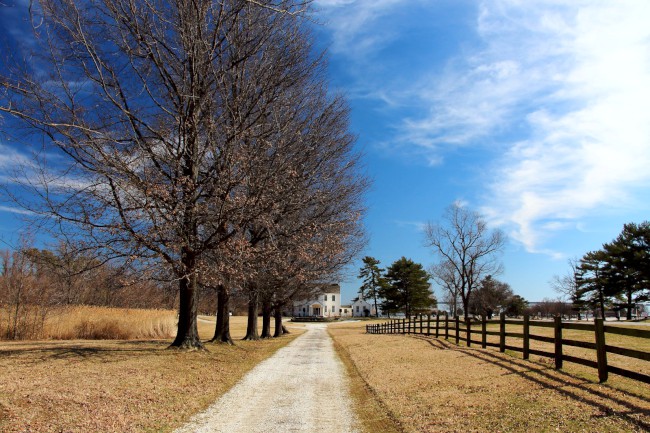 Farmářský domek, Sandy Point státní park, Maryland, Spojené státy americké (USA)