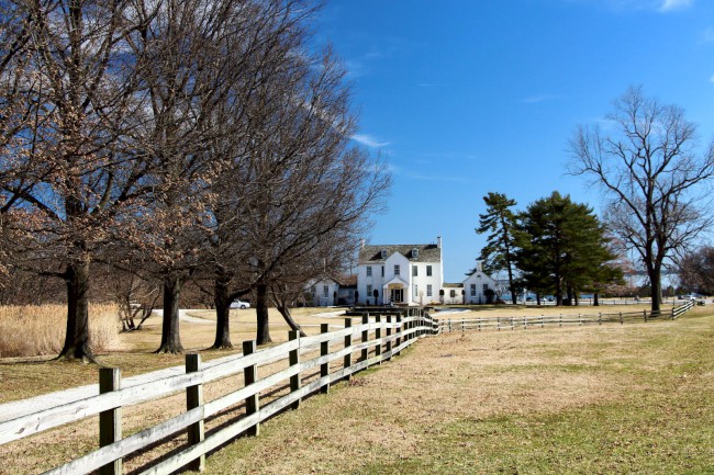 Farmářský domek, Sandy Point státní park, Maryland, Spojené státy americké (USA)