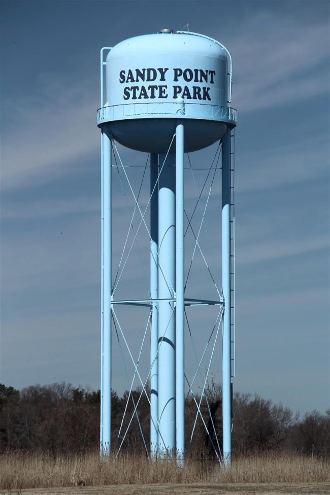 Jižní pláž, Sandy Point státní park, Maryland, Spojené státy americké (USA)