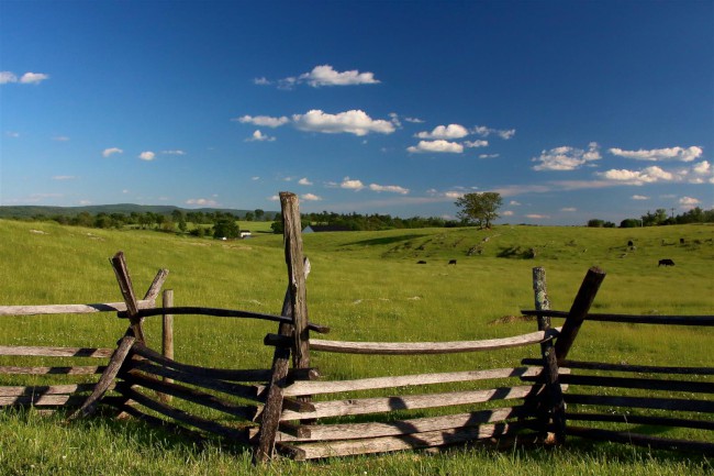 Antietam národní bitevní pole, Sharpsburg, Maryland, USA