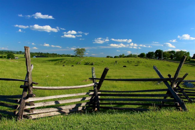 Antietam národní bitevní pole, Sharpsburg, Maryland, USA