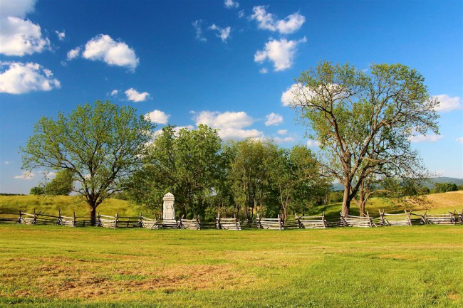 Antietam národní bitevní pole, Sharpsburg, Maryland, USA