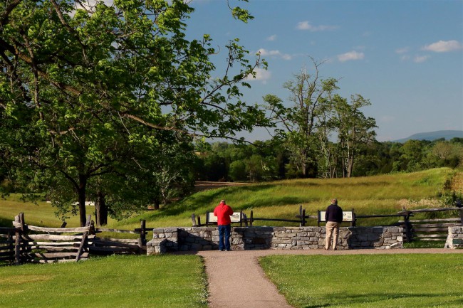 Antietam národní bitevní pole, Sharpsburg, Maryland, USA