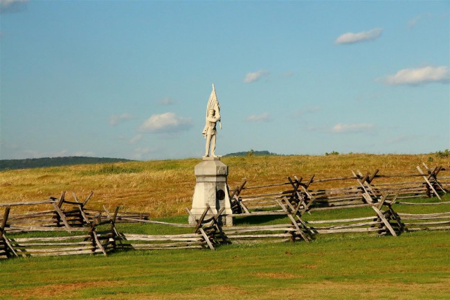 Antietam národní bitevní pole, Sharpsburg, Maryland, USA