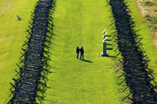 Antietam národní bitevní pole, Sharpsburg, Maryland, USA