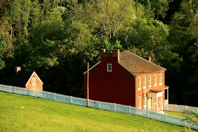 Antietam národní bitevní pole, Sharpsburg, Maryland, USA