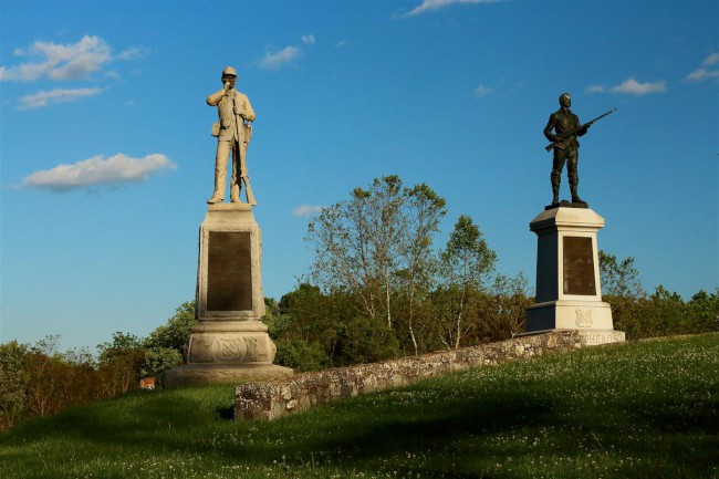 Antietam národní bitevní pole, Sharpsburg, Maryland, USA