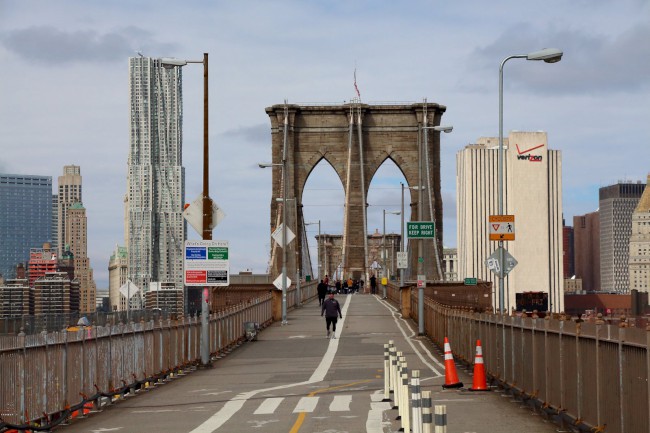 Brooklynský most, Brooklyn, Manhattan, New York, Spojené státy americké (USA)