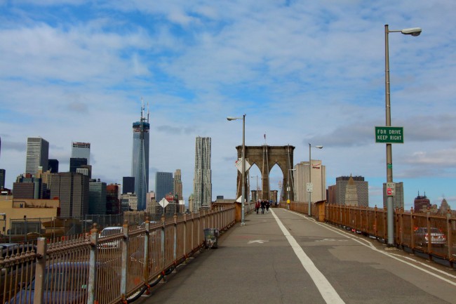 Brooklynský most, Brooklyn, Manhattan, New York, Spojené státy americké (USA)