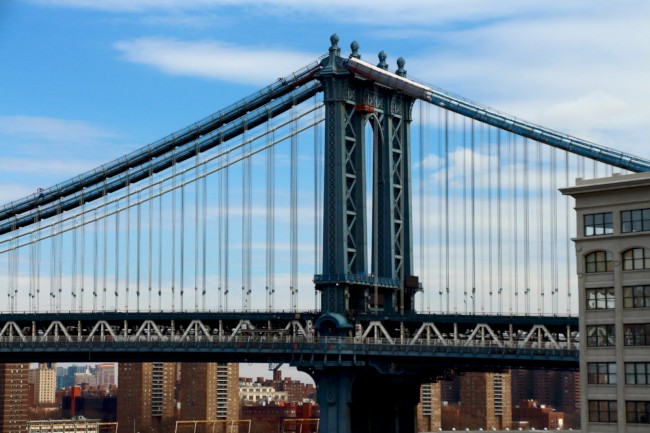 Brooklynský most, Brooklyn, Manhattan, New York, Spojené státy americké (USA)