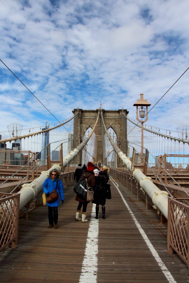 Brooklynský most, Brooklyn, Manhattan, New York, Spojené státy americké (USA)