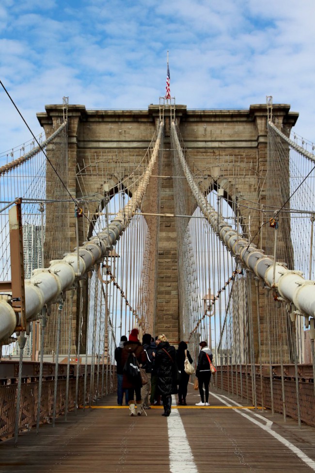 Brooklynský most, Brooklyn, Manhattan, New York, Spojené státy americké (USA)